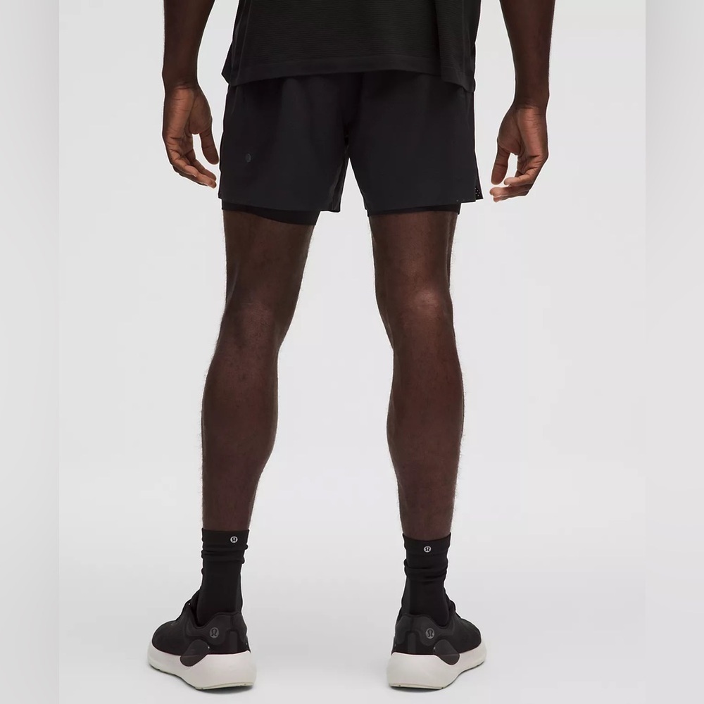 lululemon athletica Men's Black Athletic Shorts